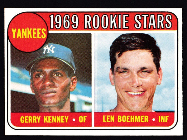 1969 Topps #519 Yankees Rookies EXMT