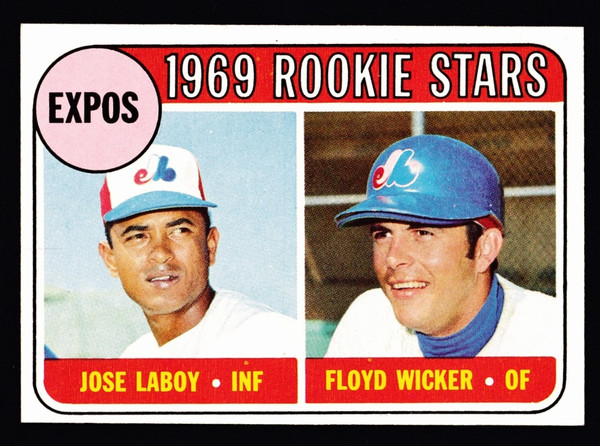 1969 Topps #524 Expos Rookie Stars EX+