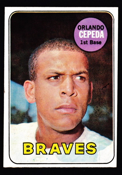 1969 Topps #385 Orlando Cepeda EX-