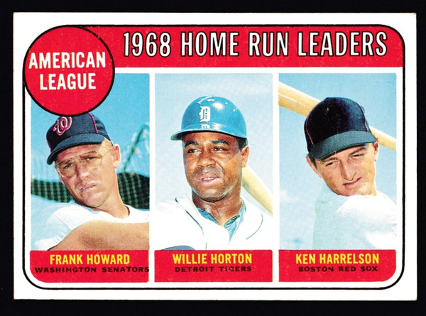 1969 Topps #005 AL Home Run Leaders EX