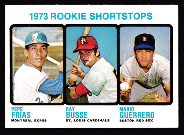 1973 Topps #607 Rookie Shortstops NM