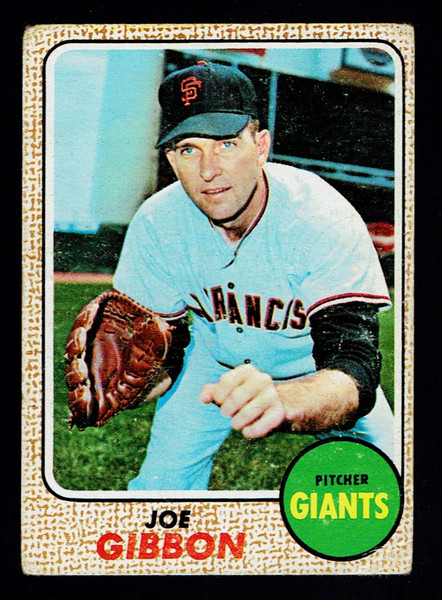 1968 Topps #032 Joe Gibbon Poor