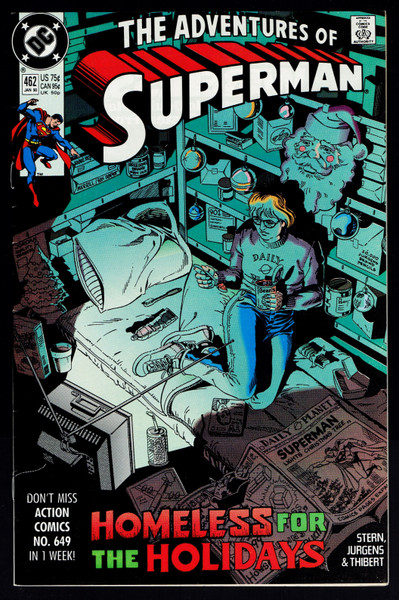 1990 DC Adventures of Superman #462 VF+