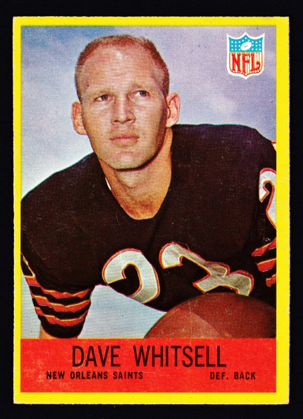 1967 Philadelphia #130 Dave Whitsell RC VGEX