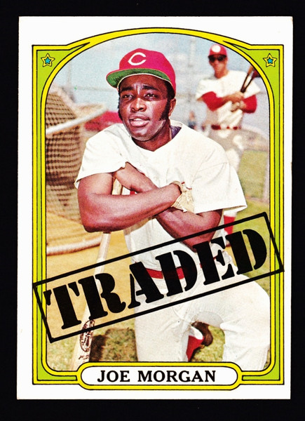 1972 Topps #752 Joe Morgan Traded EX-