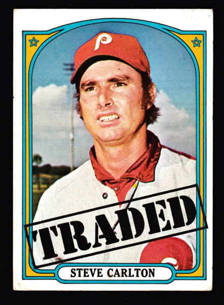 1972 Topps #751 Steve Carlton Traded VG+