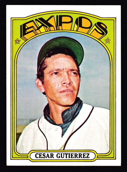 1972 Topps #743 Cesar Gutierrez EX