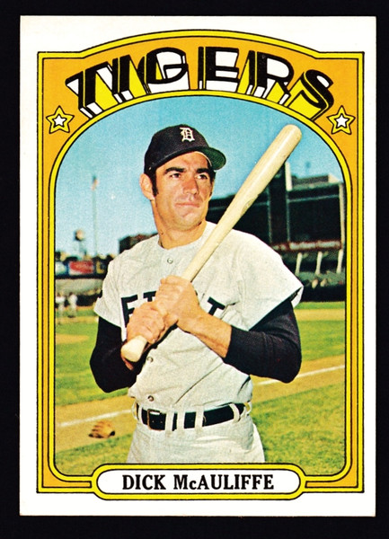 1972 Topps #725 Dick McAuliffe EX