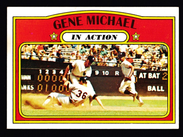 1972 Topps #714 Gene Michael IA EX