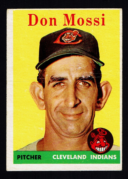 1958 topps #035 Don Mossi Fair