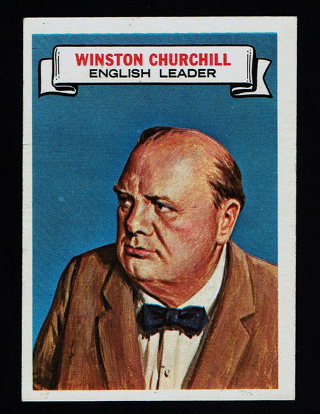 1967 Topps Who Am I? #37 Winston Churchill VGEX