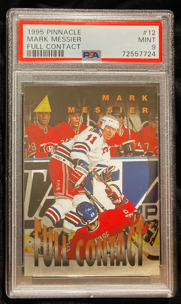 1995 Pinnacle Full Contact #12  Mark Messier PSA 9