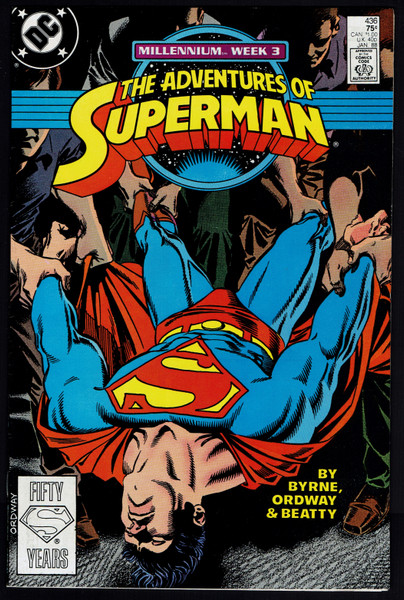 1988 DC Adventures of Superman #436 VF+