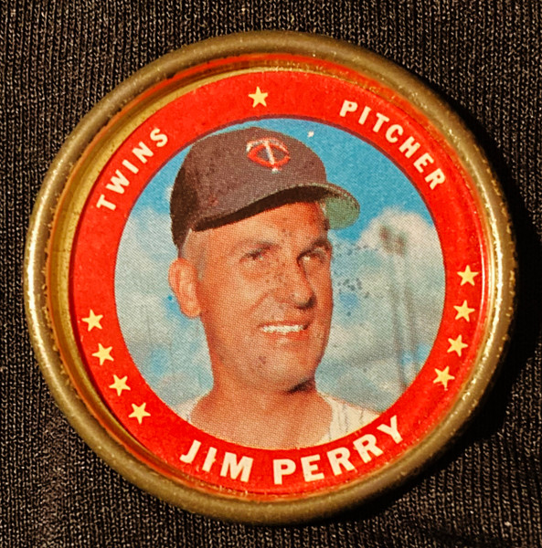 1971 Topps Coins #012 Jim Perry