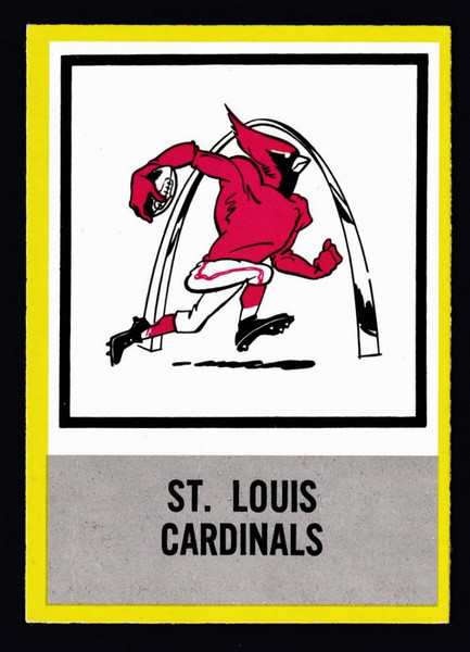 1967 Philadelphia #168 St. Louis Cardinals Insignia EX