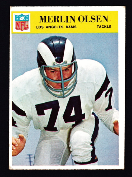 1966 Philadelphia #102 Merlin Olsen VG