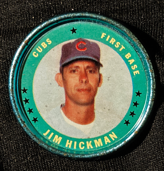 1971 Topps Coins #027 Jim Hickman B