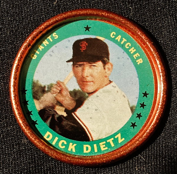 1971 Topps Coins #033 Dick Dietz B