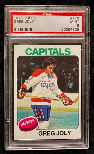 1975 Topps #170 Greg Joly PSA 9