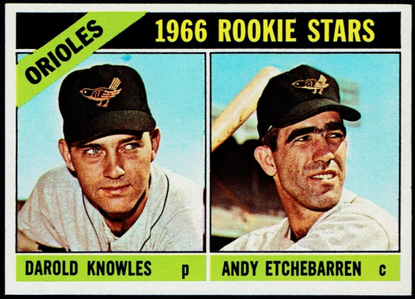 1966 Topps #027 Orioles Rookies EXMT+