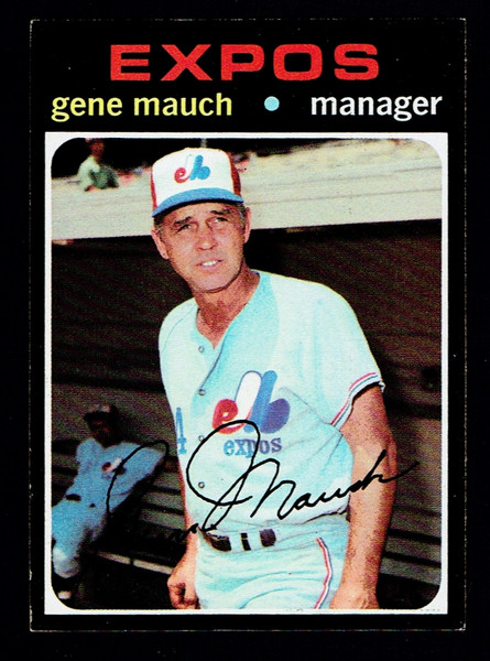 1971 Topps #059 Gene Mauch EX