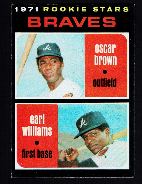 1971 Topps #052 Braves Rookie Stars EX