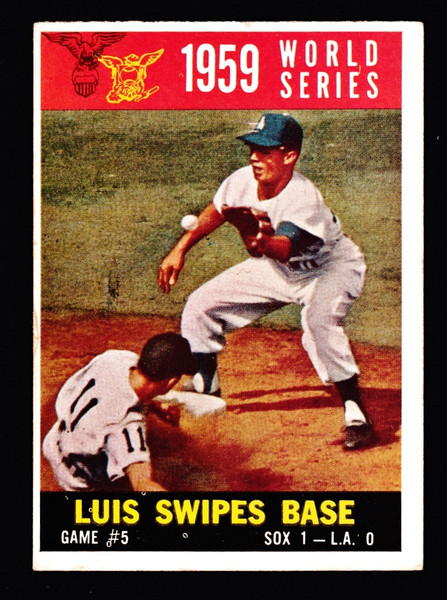1960 Topps #389 World Series Game #5 luis Swipes Base GD+