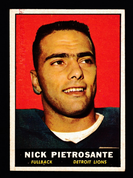 1961 Topps #031 Nick Pietrosante RC EX