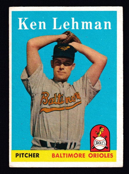 1958 Topps #141 Ken Lehman VG+