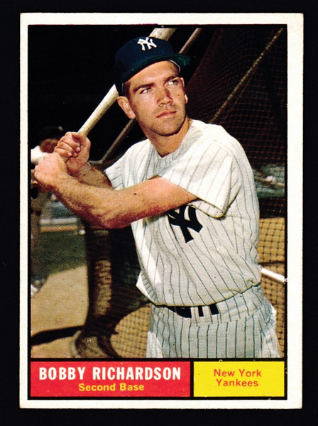 1961 Topps #180 Bobby Richardson EX-