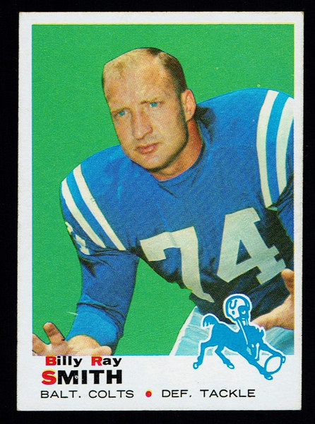 1969 Topps #185 Billy Ray Smith EX