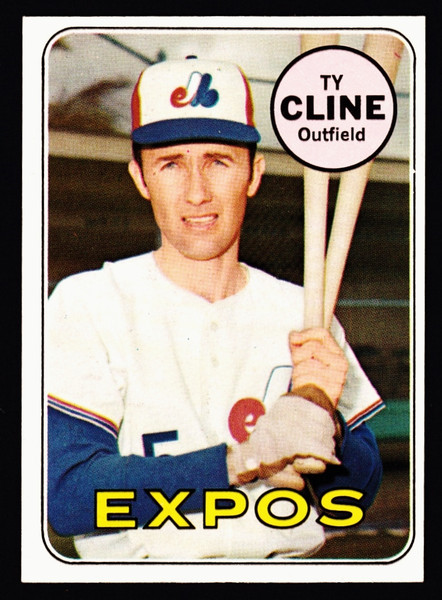 1969 Topps #442 Ty Cline EX