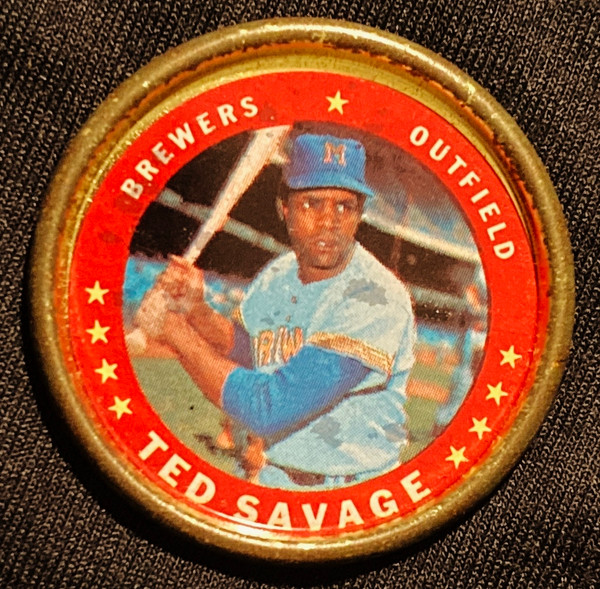 1971 Topps Coins #044 Ted Savage B