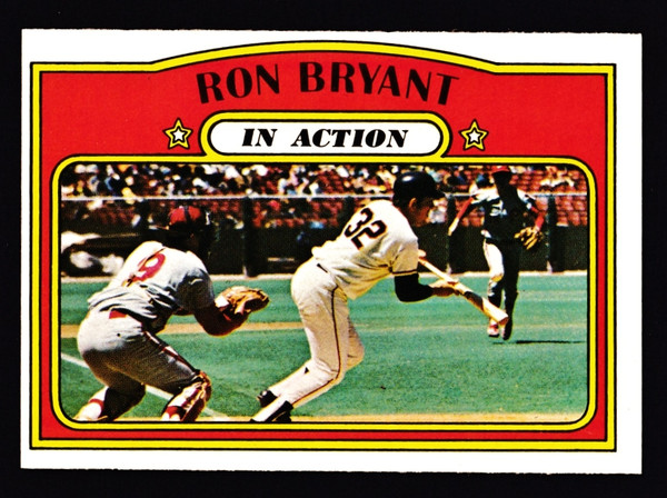 1972 Topps #186 Ron Bryant IA EX+