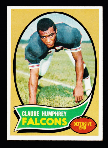1970 Topps #156 Claude Humphrey RC EXMT B
