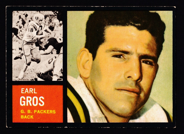 1962 Topps #074 Earl Gros SP VGEX