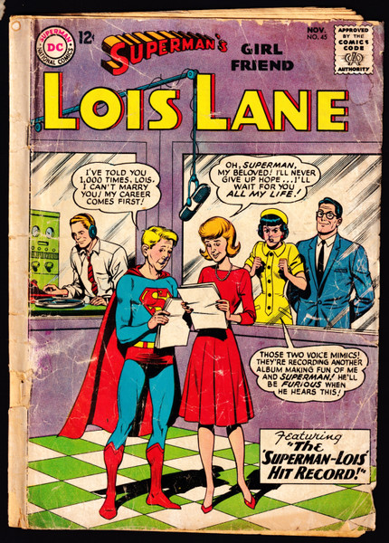 1963 DC Superman's Girlfriend Lois Lane #45 FR/GD