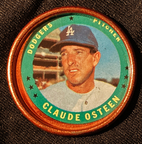 1971 Topps Coins #045 Claude Osteen D