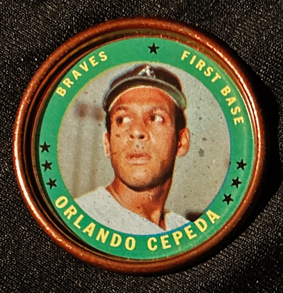 1971 Topps Coins #061 Orlando Cepeda C