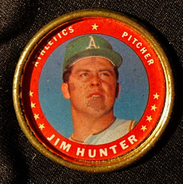 1971 Topps Coins #080 Jim Hunter