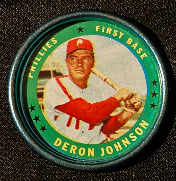 1971 Topps Coins #079 Deron Johnson B