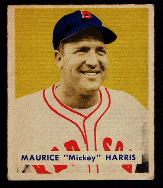 1949 Bowman #151 Maurice "Mickey" Harris RC VG