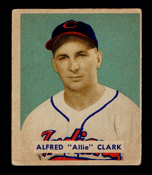 1949 Bowman #150 Alfred "Allie" Clark RC VG