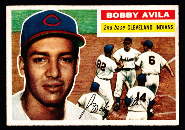 1956 Topps #132 Bobby Avila GB EX