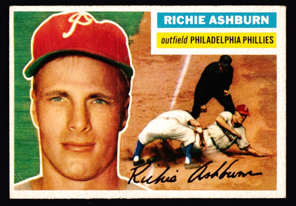 1956 Topps #120 Richie Ashburn GB VG C