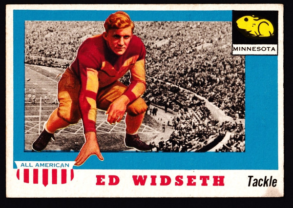 1955 Topps All American #048 Ed Widseth RC VGEX