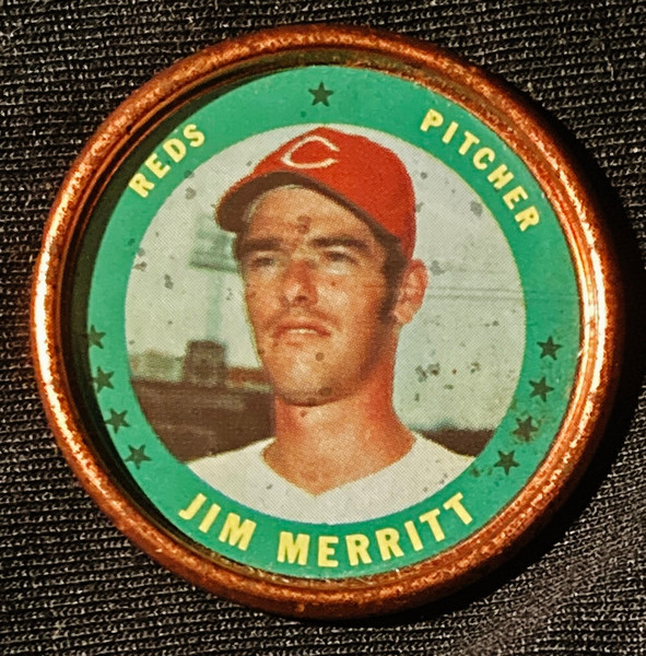 1971 Topps Coins #129 Jim Merritt C