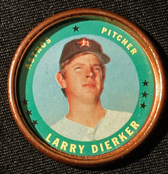 1971 Topps Coins #141 Larry Dierker B