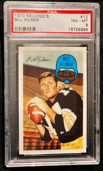 1970 Kellogg's #12 Billy Kilmer PSA 8