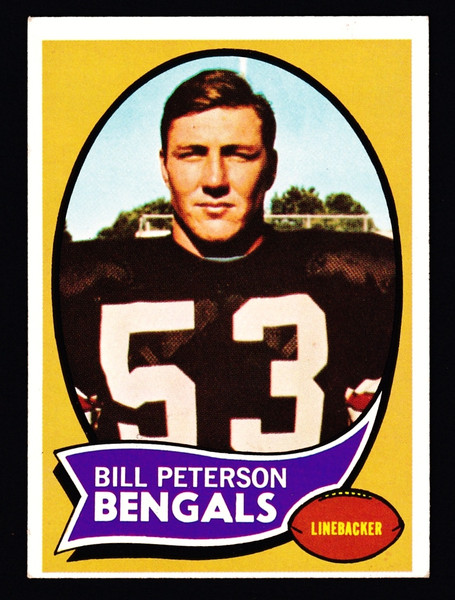 1970 Topps #016 Bill Peterson RC VGEX